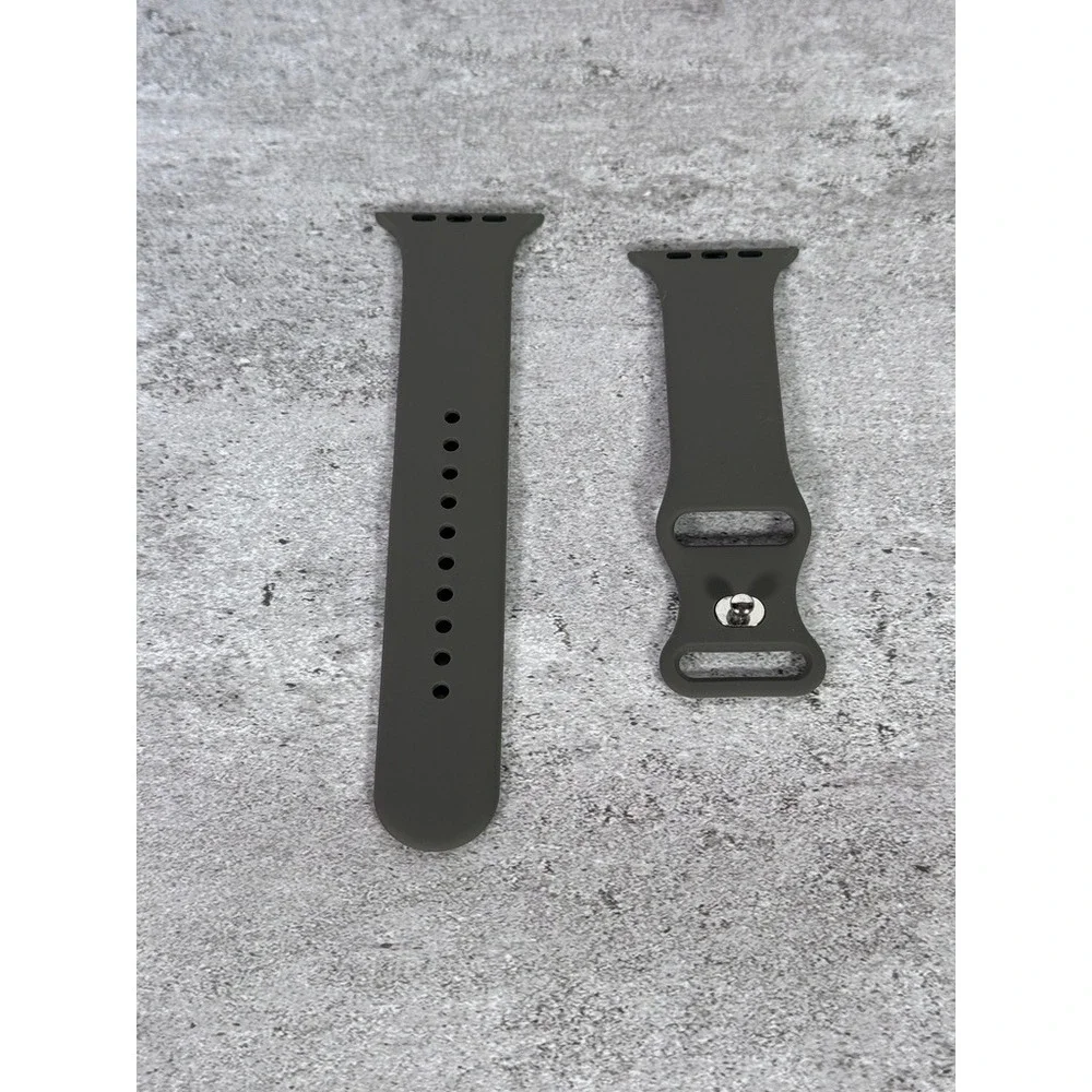 Apple Watch Sport Band 42mm 44mm 45mm‎ Silicone Strap Charcoal Grey